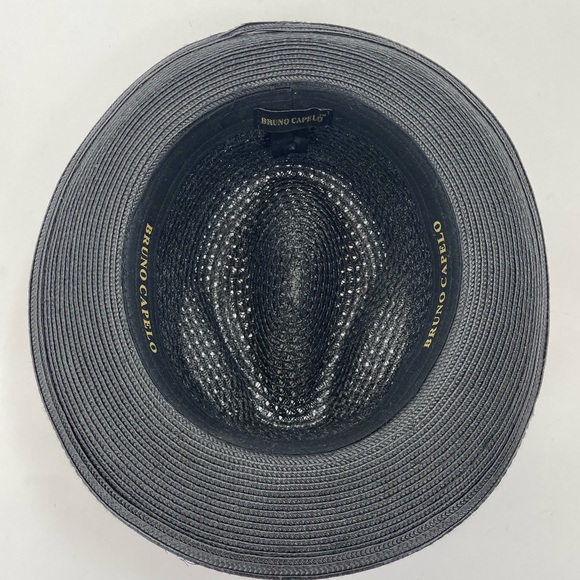 Bruno Capelo Luxury Fedora Hat Large Black - Picture 11 of 13